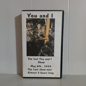 You And I VHS Last Show 1999 plus Crudos Locust Boy Sets Fire Cave In Punk Emo